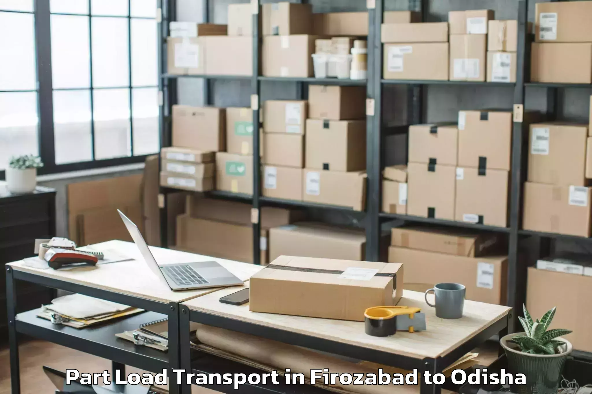 Top Firozabad to Chandabali Part Load Transport Available